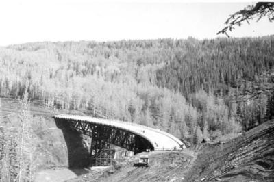 Kiskatinaw Bridge, Alaska Highway,
1942-1943