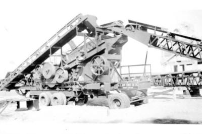 A.E. Jupp Construction Co. equipment 
Alaska Highway, 1942